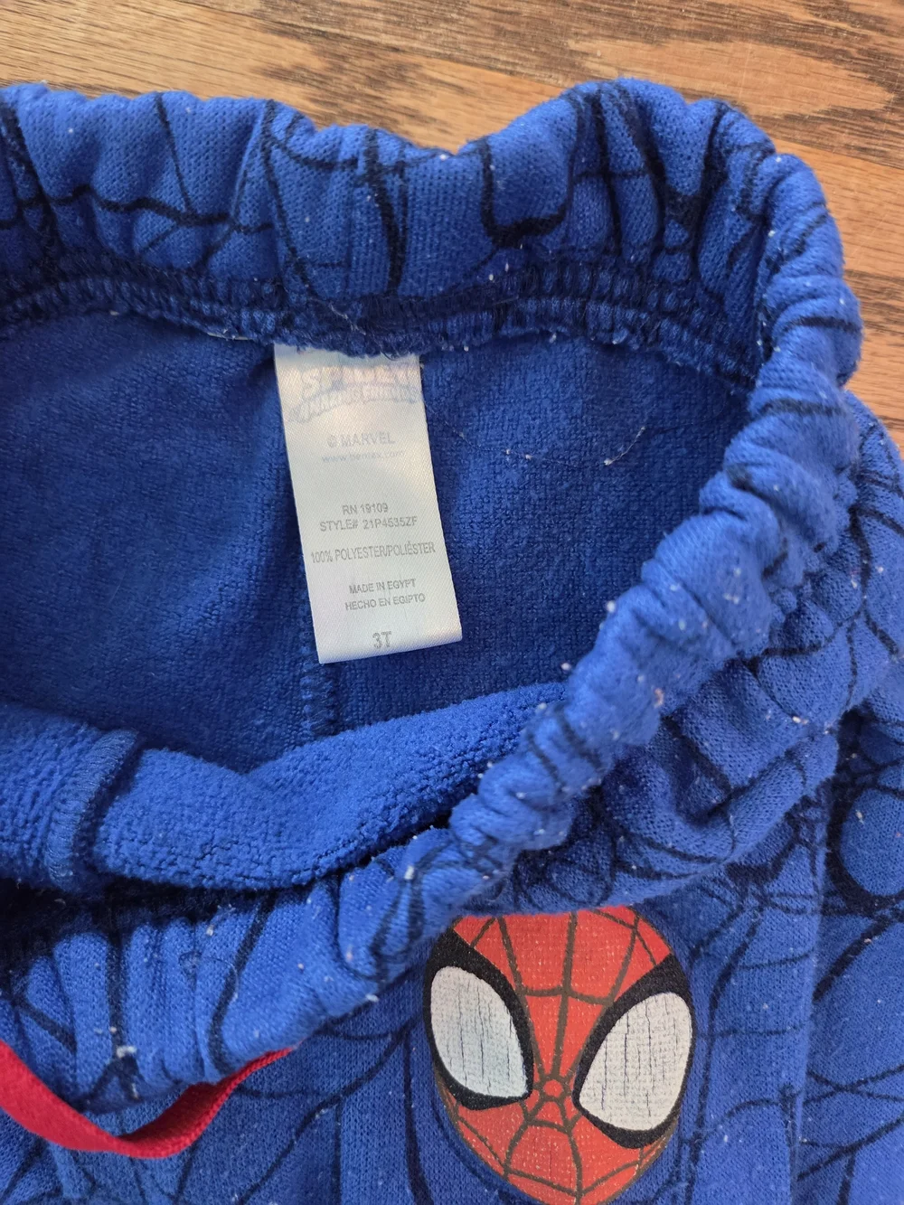 Marvel Spidey And Friends - 2 Fleece Joggers - Red and Blue -Size 3T
